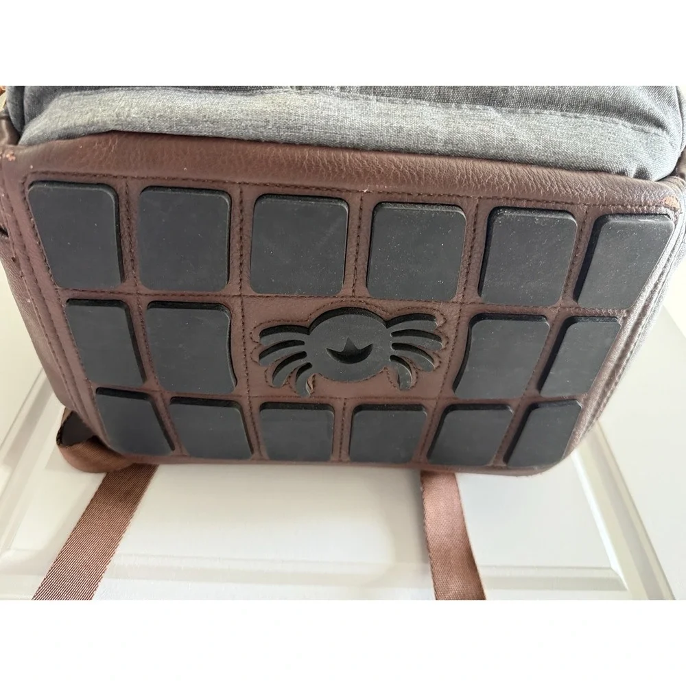 Itzy Ritzy Boss Backpack Diaper Bag Handsome Heather Gray Functional 17 Pockets